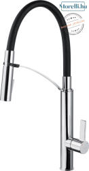 Deante DEANTE-BGB-B720 GERBERA Fekete Színű Konyhai Csaptelep Egykaros, Keverő Rugalmas Kifolyós (BGB-B720)