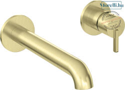 Deante DEANTE-BQS-R54L SILIA Szálcsiszolt arany Színű Mosdó Csaptelep Egykaros, keverő Kifolyós (BQS-R54L)