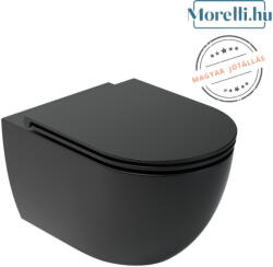 AREZZO design design ARIZONA Vortex Rimless függesztett wc fekete (701B)