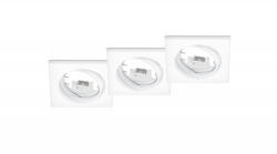 TRIO Mennyezetbe Építhető Lámpa Matt Nikkel JURA TRIO 650000331 (650000331)