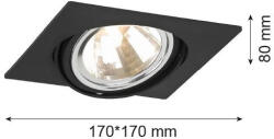 Argon OLIMP 3656 Beépíthető spotlámpa 1x6W/G9 IP20 (ARG3656)