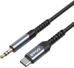 BWOO Cablu Audio BWOO BO-AUX066, USB-C - jack 3.5mm , 1.2m, Negru