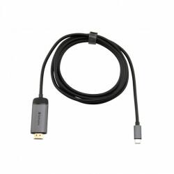 Verbatim Cablu VERBATIM 49144, HDMI 4K, USB Type C, 1.5 m (Negru/Gri)