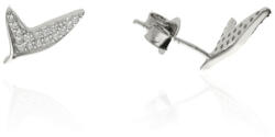 Fine Silver AG123804 - Ezüst beszúrós fülbevaló stekker zárral (AG123804)