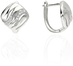 Fine Silver AG123749 - Ezüst francia záras női fülbevaló pár (AG123749)