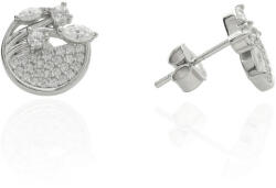 Fine Silver AG124050 - Ezüst beszúrós fülbevaló stekker zárral (AG124050)