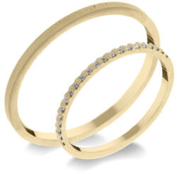 Forever Gold 14K arany karikagyűrű pár - ETH-BAR-0-005-B-281-S (ETH-BAR-0-005-B-281-S)