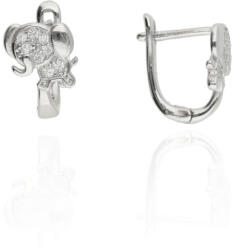 Fine Silver AG124017 - Ezüst francia záras női fülbevaló pár (AG124017)