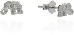 Fine Silver AG123935 - Ezüst beszúrós fülbevaló stekker zárral (AG123935)