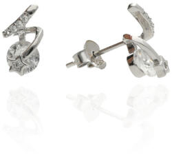 Fine Silver AG123769 - Ezüst beszúrós fülbevaló stekker zárral (AG123769)