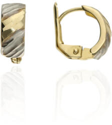 Gold earrings for ladies AU85605 - 14 karátos arany női fülbevaló Francia patentzárral (AU85605)