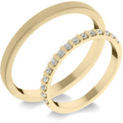 Forever Gold 14K arany karikagyűrű pár - ETH-BAR-0-020-B-285-S (ETH-BAR-0-020-B-285-S)