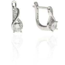 Fine Silver AG124015 - Ezüst francia záras női fülbevaló pár (AG124015)