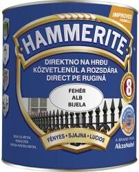 Hammerite fémfesték közvetlenül a rozsdára fényes fehér 2, 5 l (42299)