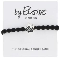 By Eloise London Bling Charms Silver Diamanté Star elastice de păr