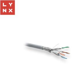 LYNX CS LYNX SFTP kábel, Cat6a, LSZH, teljesen hegesztett, beltéri, szürke, 500m-es orsó (LX-SLD-SFTP6A-LSZH-GR)