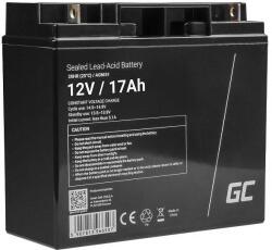 Green Cell AGM VRLA 12V 17Ah karbantartásmentes akkumulátor fűnyíróhoz, robogóhoz, csónakhoz, kerekesszékhez (AGM51)