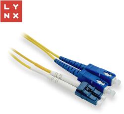 LYNX CS LYNX duplex patch kábel SM, OS2, LC/SC, 9/125m, 1m (LX-DPX-LC/SC-OS2-1)