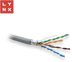 LYNX CS LYNX FTP kábel Cat5e, PVC, 0, 5mm, teljesen hegesztett, belső, szürke, doboz 305m (LX-SLD-FTP5E-PVC-GR)