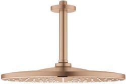 GROHE Rainshower cap de duș cu braț 31x31 cm rotund Brushed Warm Sunset 26560DL0 (26560DL0) | GROHE Dus fix Grohe Rainshower 310, pe tavan, 310 mm, 1 functie, mat, cupru, 26560DL0 (26560DL0) (26560DL0)