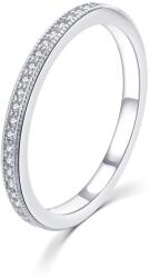 MOISS Minimalistaezüst gyűrű cirkónium kövekkel R00020 44 mm
