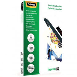Eurosupplies Lamináló fólia Fellowes A4 100 mic, csomag 100 db (lampofela4100)
