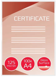 GBC lamináló zsebek A4 2x125Mic 100db (3200723)