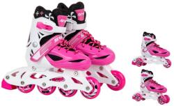 ENERO Görkorcsolya 3in1 Enero KIDS - rózsaszín és fehér, 26-29