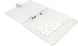 Airen AiTab bőr tok 3 USB billentyűzettel 9, 7" FEHÉR (CZ/SK/DE/UK/US. . . elrendezés) (Leather Case 3 97W)