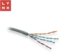 LYNX CS LYNX UTP kábel Cat5e, LSOH, teljesen hegesztett, beltéri, szürke, doboz 305m (LX-SLD-UTP5E-LSOH-GR)