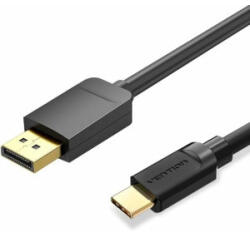 Vention Cablu video Vention USB-C Male - DisplayPort Male, 1 m, Negru (CGYBF)