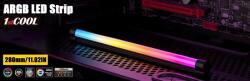 1stCool AURA EVO ARGB LED, SATA, 28cm, fekete (STRIP2-AURA-EVO)