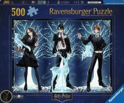 Ravensburger Светещ пъзел Ravensburger от 500 части - Harry Potter: Expecto Patronum (12001509)