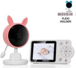 EVOLVEO Babaőrző N3 videó bébiőr, rózsaszín (CAM-3P)