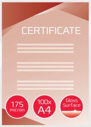 GBC lamináló zsebek A4 2x175Mic 100db (3200724)