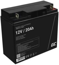 Green Cell AGM VRLA 12V 20Ah karbantartásmentes akkumulátor fűnyíróhoz, robogóhoz, csónakhoz, kerekesszékhez (AGM10)