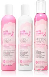 Milk Shake Colour Care Flower Fragrance Go Pink Threepack szett festett hajra