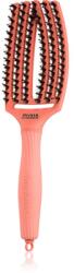 Olivia Garden Fingerbrush Boar & Nylon perie de par cu peri de nailon și de mistreț Radiant Peach 1 buc
