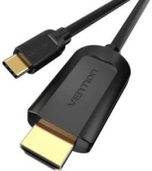 Vention Cablu video Vention HDMI Male - USB-C Male, v1.4, 1 m, Negru (CGUBF)