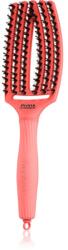 Olivia Garden Fingerbrush Boar & Nylon perie de par cu peri de nailon și de mistreț Red Confidence 1 buc