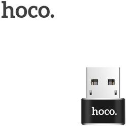 hoco. USB-C to USB-A Adapter Hoco UA6, Fekete