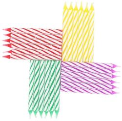 Magic Days 24 db zöld-lila parti gyertya készlet (GD24LUMVGRM)