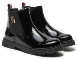 Tommy Hilfiger Lány csizma, Tommy Hilfiger, 304427459, műbőr, fekete, 30 EU (0000304427459_30)
