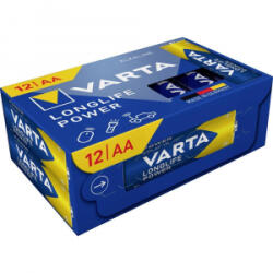 VARTA Longlife Power AA alkáli mangán ceruzaelem 1.5V cube pack 12db (4906121132) (4906121132) - aqua