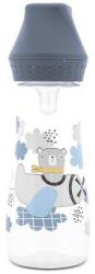 Lorelli Biberon Lorelli cu Tetina Moale din Silicon 0 Luni+ 250ml My Friend Cameo Blue (1020083 0004)