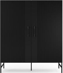 Eltap Raftt vitrin, Gardróbszekrények és vitrinek, Fekete, Fekete - mindigbutor