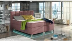 Eltap Basilio 180X200, Ledes Boxspring ágy, Rózsaszín, Matt bársony 63