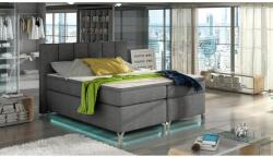 Eltap Basilio 160X200, Ledes Boxspring ágy, Sötét szürke, Savana 05