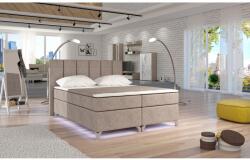 Eltap Basilio 140X200, Ledes Boxspring ágy, Bézs, Dóra 22 - mindigbutor