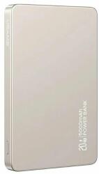 USAMS Indukciós Powerbank 5000mAh 20W PD gyorstöltés, CD231, titán, 102, 3x66, 04x8, 97mm (5KCD23102)